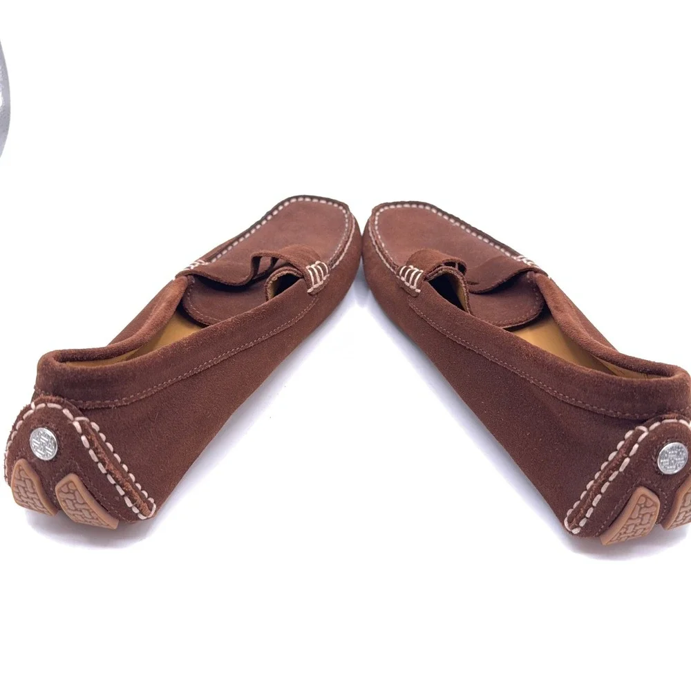 Cole Haan Loafers Womens 8 Brown Suede Penny Driving Flats Moccasin Slip On Shoe